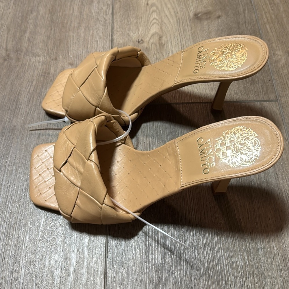 NEW! Vince Camuto Light Brown Brelanie Sandal - Size 7.5 🚜 - Picture 7 of 11